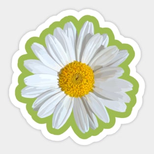 Marguerite on green Sticker